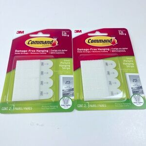 3M Command Brand 2 Pack Small Picture Hanging Strips